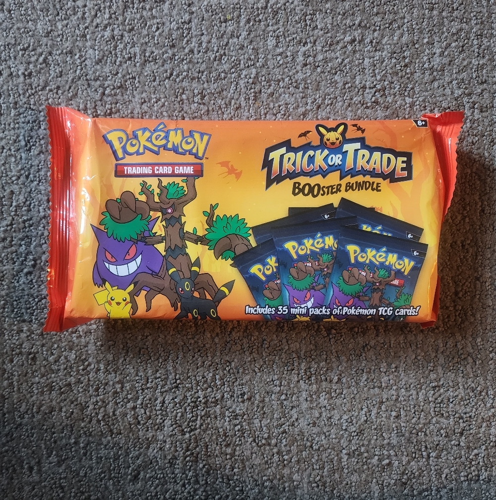 Pokémon Trick or Trade Booster Bundle 2024 Unopened 35 Mini Packs